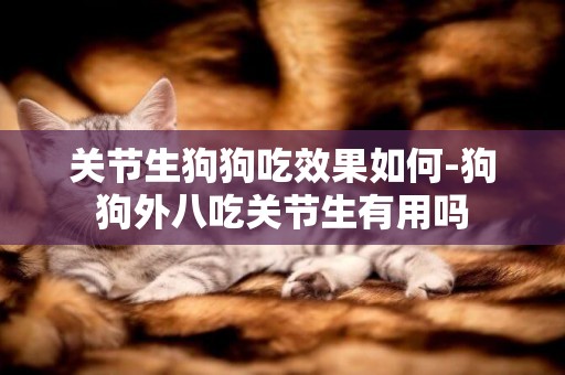關節生狗狗吃效果如何-狗狗外八吃關節生有用嗎