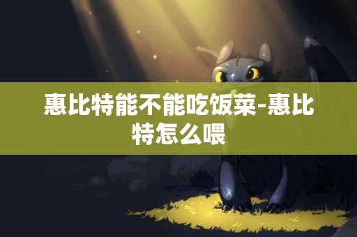 惠比特能不能吃飯菜-惠比特怎么喂