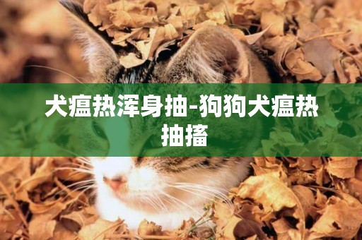 犬瘟熱渾身抽-狗狗犬瘟熱 抽搐