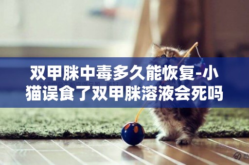 雙甲脒中毒多久能恢復-小貓誤食了雙甲脒溶液會死嗎