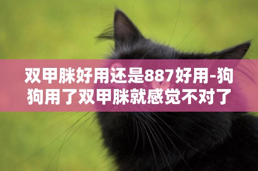 雙甲脒好用還是887好用-狗狗用了雙甲脒就感覺不對了