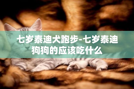 七歲泰迪犬跑步-七歲泰迪狗狗的應該吃什么