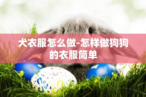 犬衣服怎么做-怎樣做狗狗的衣服簡單