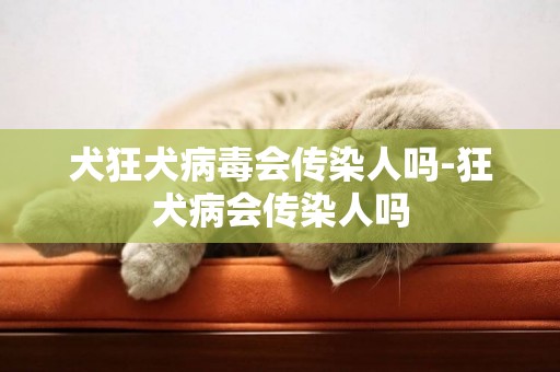 犬狂犬病毒會傳染人嗎-狂犬病會傳染人嗎