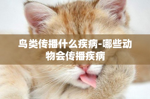 鳥類傳播什么疾病-哪些動物會傳播疾病