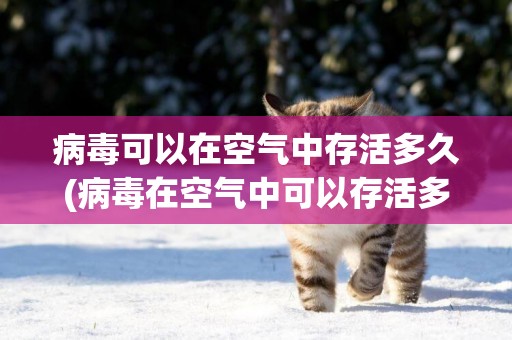 病毒可以在空氣中存活多久(病毒在空氣中可以存活多少時間) 