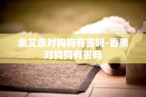 熏艾條對狗狗有害嗎-香薰對狗狗有害嗎