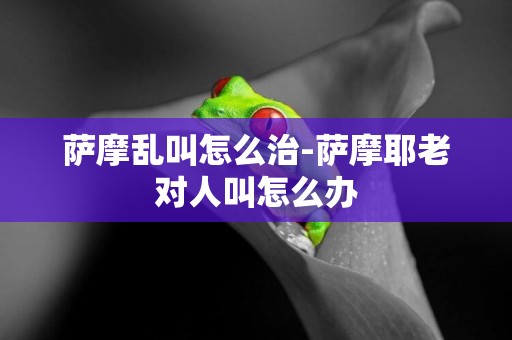薩摩亂叫怎么治-薩摩耶老對人叫怎么辦