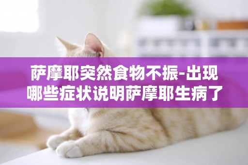 薩摩耶突然食物不振-出現哪些癥狀說明薩摩耶生病了？