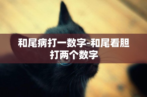 和尾病打一數字-和尾看膽打兩個數字