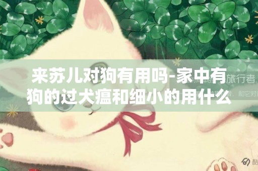 來蘇兒對狗有用嗎-家中有狗的過犬瘟和細小的用什么消毒？來蘇爾可以嗎？