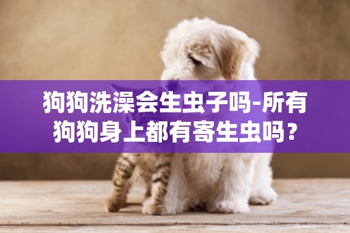 狗狗洗澡會生蟲子嗎-所有狗狗身上都有寄生蟲嗎？