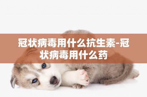 冠狀病毒用什么抗生素-冠狀病毒用什么藥