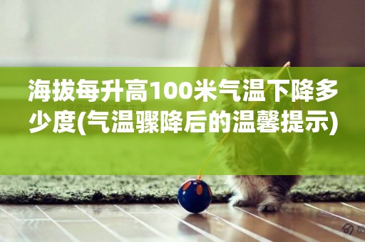 海拔每升高100米氣溫下降多少度(氣溫驟降后的溫馨提示) 