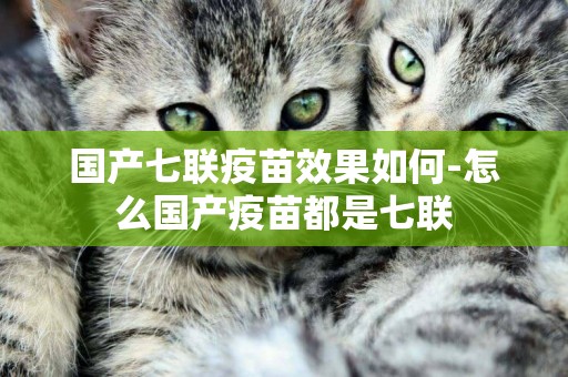 國產七聯疫苗效果如何-怎么國產疫苗都是七聯