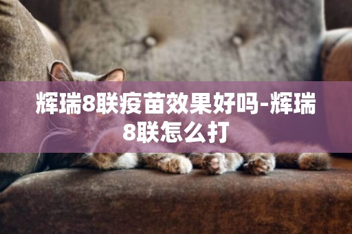輝瑞8聯疫苗效果好嗎-輝瑞8聯怎么打
