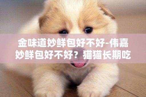 金味道妙鮮包好不好-偉嘉妙鮮包好不好？貓貓長期吃可以嗎？發現它特愛吃，幾乎天天給它吃