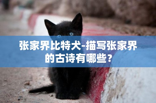 張家界比特犬-描寫張家界的古詩有哪些？