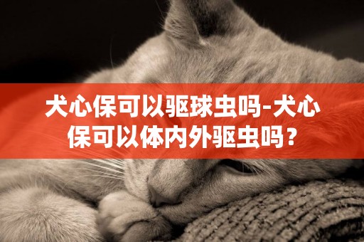 犬心保可以驅球蟲嗎-犬心保可以體內外驅蟲嗎？