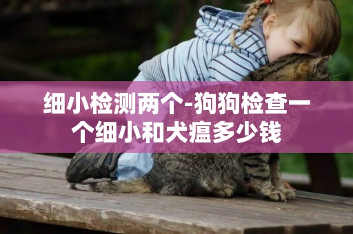 細小檢測兩個-狗狗檢查一個細小和犬瘟多少錢
