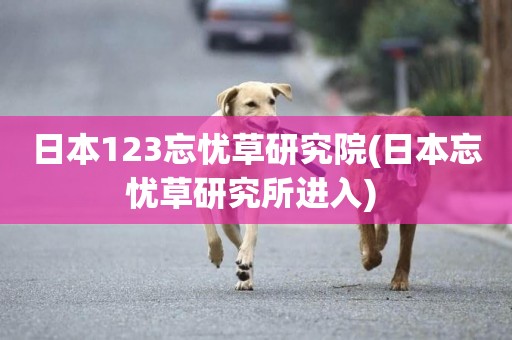 日本123忘憂草研究院(日本忘憂草研究所進入) 
