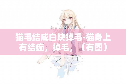 貓毛結成白塊掉毛-貓身上有結痂，掉毛，（有圖）