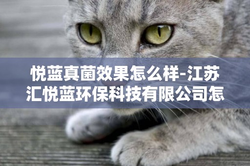 悅藍真菌效果怎么樣-江蘇匯悅藍環保科技有限公司怎么樣？