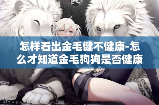 怎樣看出金毛健不健康-怎么才知道金毛狗狗是否健康