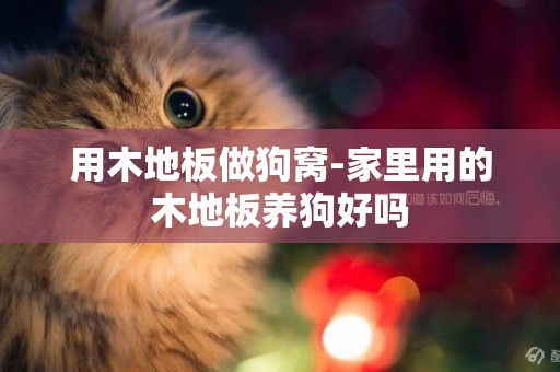 用木地板做狗窩-家里用的木地板養狗好嗎