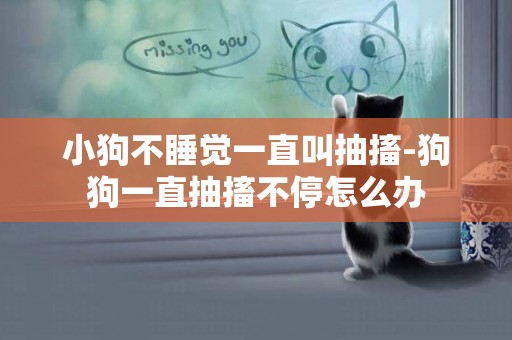 小狗不睡覺一直叫抽搐-狗狗一直抽搐不停怎么辦
