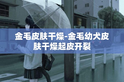 金毛皮膚干燥-金毛幼犬皮膚干燥起皮開裂