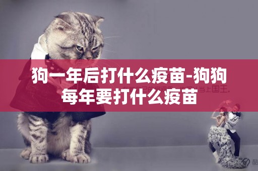 狗一年后打什么疫苗-狗狗每年要打什么疫苗
