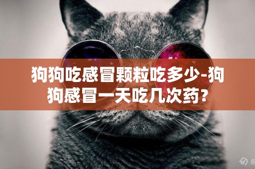 狗狗吃感冒顆粒吃多少-狗狗感冒一天吃幾次藥？