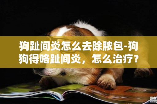 狗趾間炎怎么去除膿包-狗狗得咯趾間炎，怎么治療？