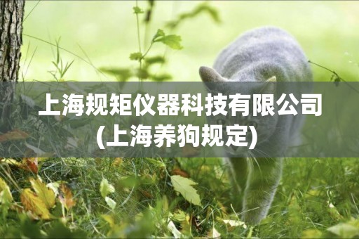 上海規矩儀器科技有限公司(上海養狗規定) 