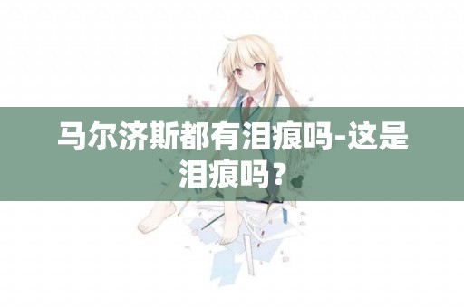 馬爾濟斯都有淚痕嗎-這是淚痕嗎？