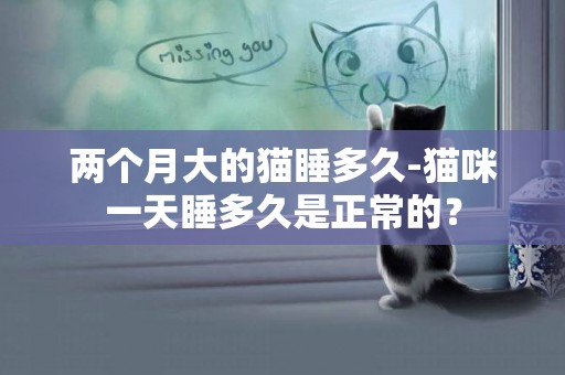 兩個月大的貓睡多久-貓咪一天睡多久是正常的？