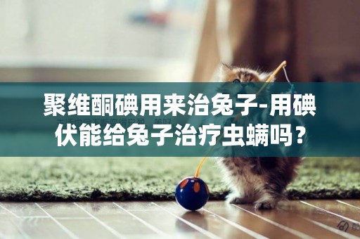 聚維酮碘用來治兔子-用碘伏能給兔子治療蟲螨嗎？