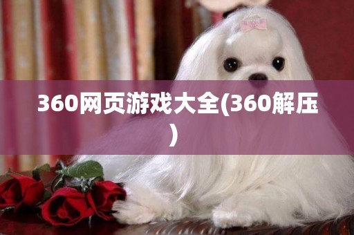 360網頁游戲大全(360解壓) 