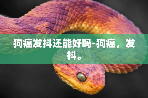 狗瘟發抖還能好嗎-狗瘟，發抖。