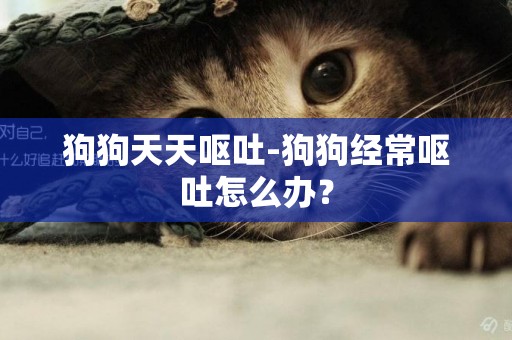 狗狗天天嘔吐-狗狗經常嘔吐怎么辦？