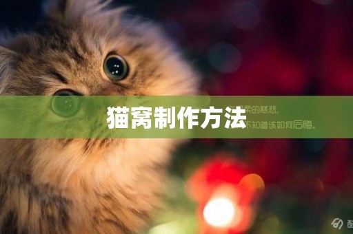 貓窩制作方法