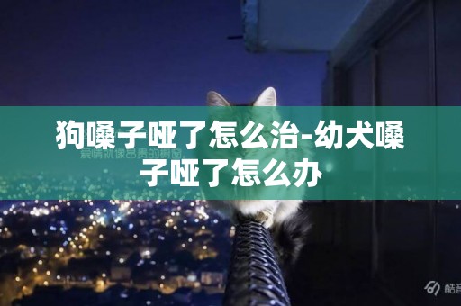 狗嗓子啞了怎么治-幼犬嗓子啞了怎么辦