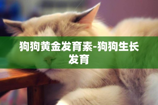 狗狗黃金發育素-狗狗生長發育