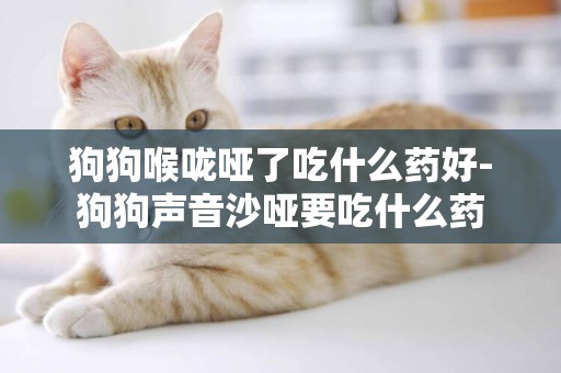 狗狗喉嚨啞了吃什么藥好-狗狗聲音沙啞要吃什么藥