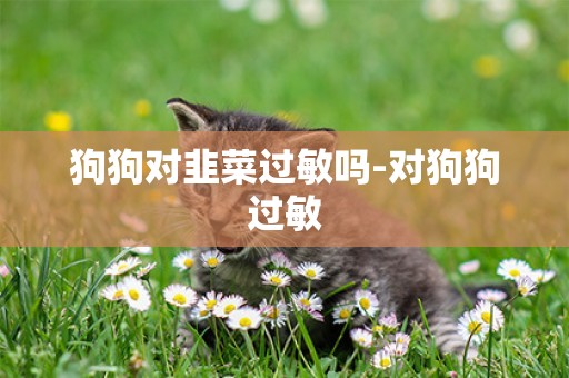 狗狗對韭菜過敏嗎-對狗狗過敏
