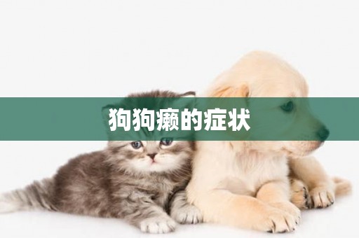 狗狗癩的癥狀