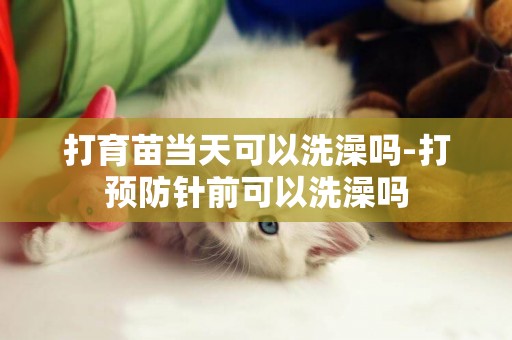 打育苗當天可以洗澡嗎-打預防針前可以洗澡嗎