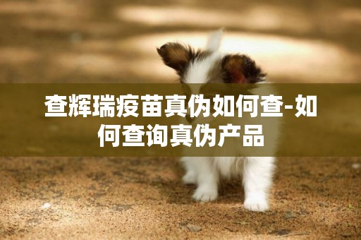 查輝瑞疫苗真偽如何查-如何查詢真偽產品