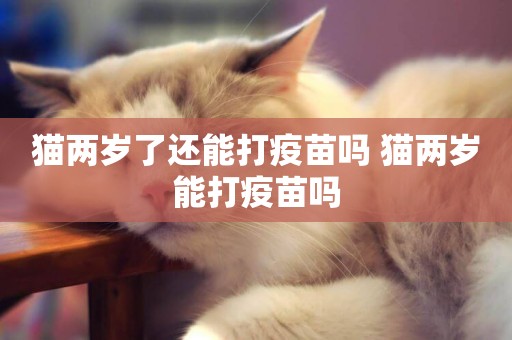 貓兩歲了還能打疫苗嗎 貓兩歲能打疫苗嗎